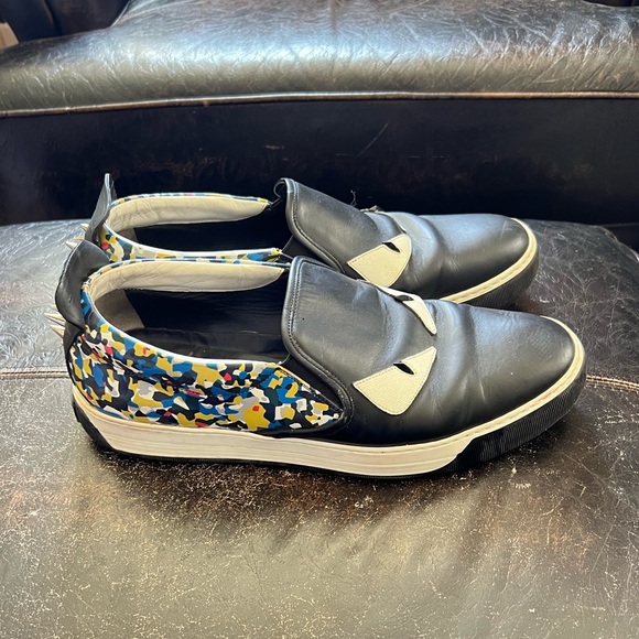 FENDI Monster slip ons - Picture 2 of 4